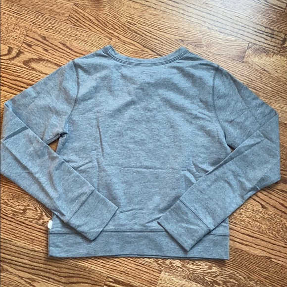 New Toms Gray Aztec Cropped Sweatshirt - Picture 6 of 7